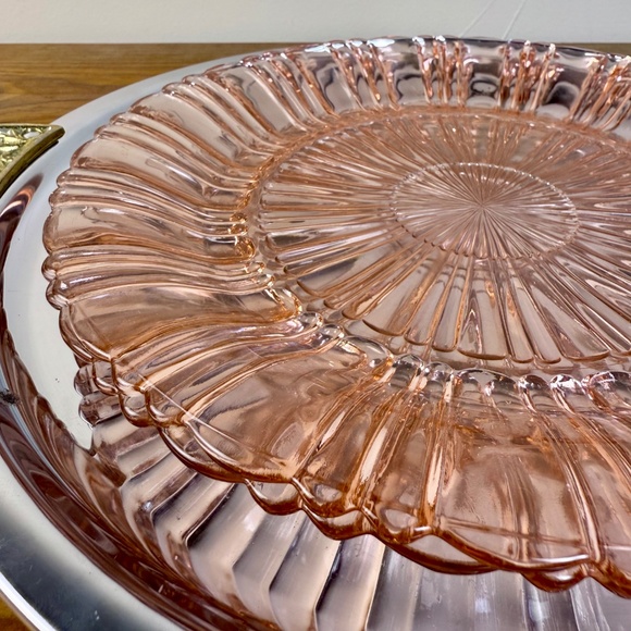 Set of 2 - Anchor Hocking -- Old Café Plates - Picture 9 of 14